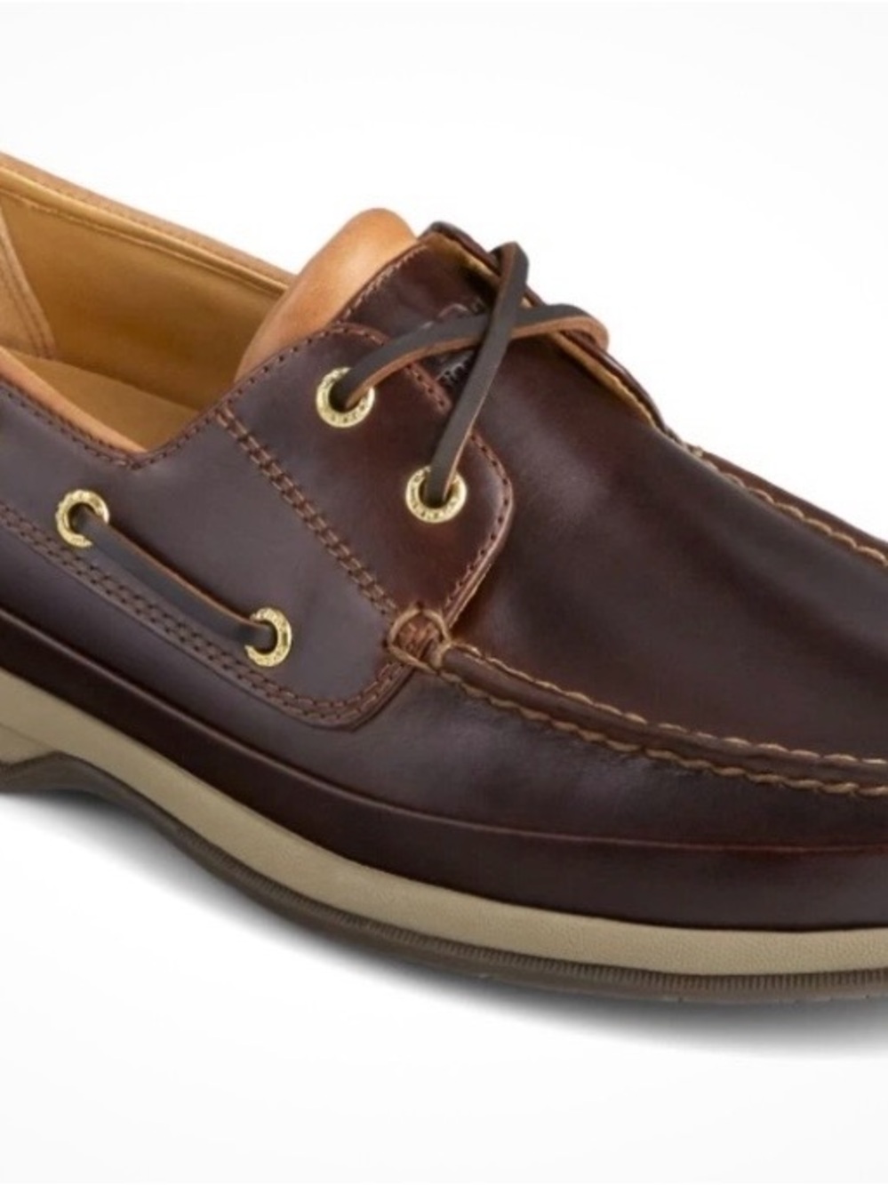 Classic Men’s Sperry Brown Leather Boat Shoe